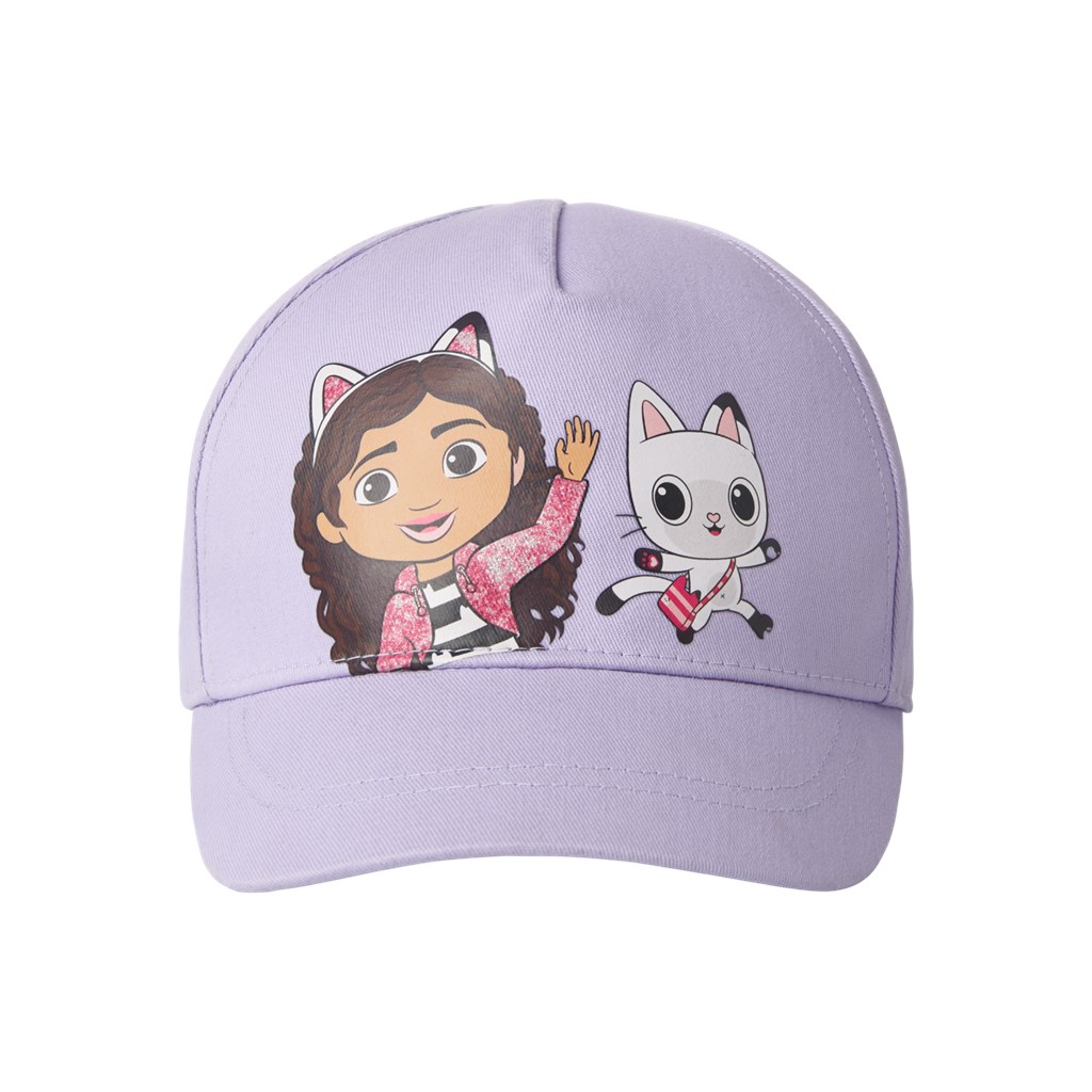 Hovedbeklædning Name Gabby Cat Kasket Merina Heirloom Lilac - Name It Caps  - 5715507190097