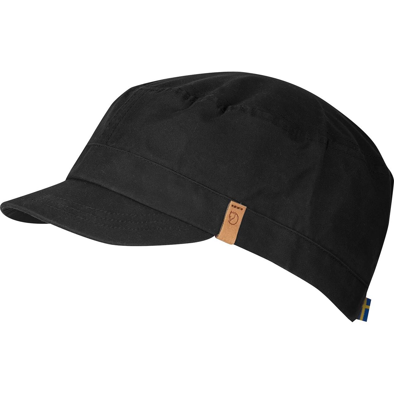 Sort Fjallraven Singi Trekking Cap Black 550 - Fjällräven Caps  - 7323450023591