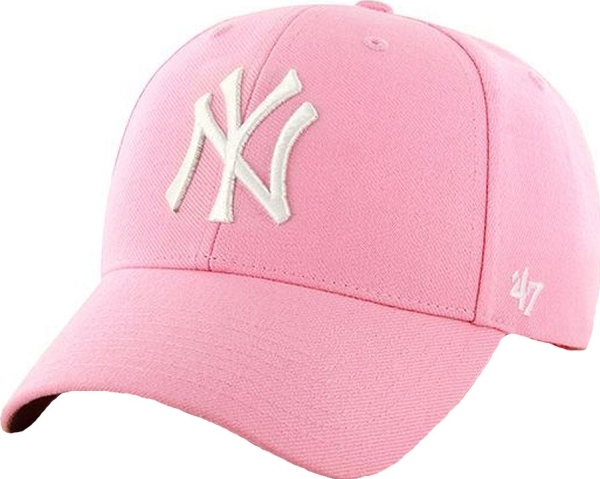 Pink 47brand New York Yankees Mvp Cap Universal Mvpsp17wbp - 47 Brand Caps  - 191119726919