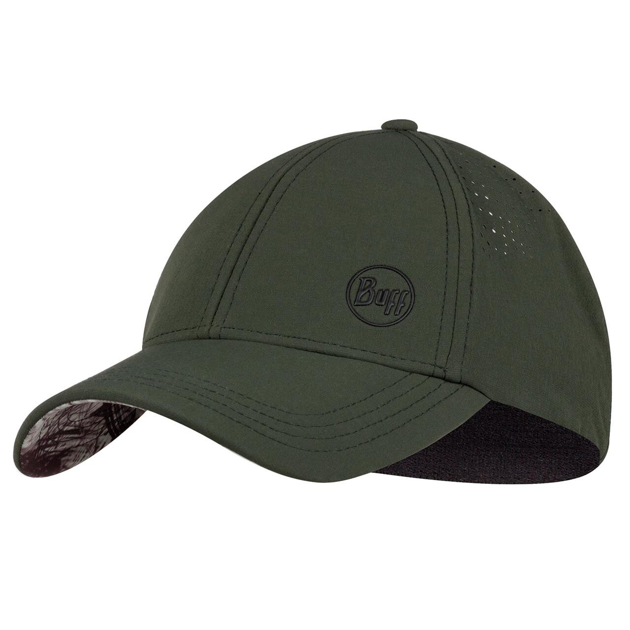 Grøn Buff Summit Cap Hashtag Moss Green Large Large - Buff Caps  - 8428927400857