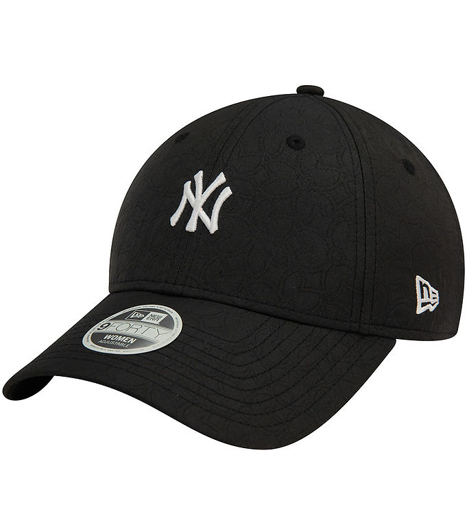 Hvid New Era Kasket 9forty New York Yankees Sort - New Era Caps  - 198058807235