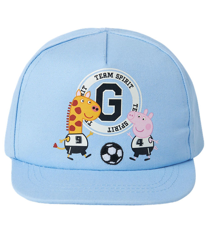 Blå Name Kasket Nmmmisael Peppa Pig Chambray Blue - Name It Caps  - 5715608062804