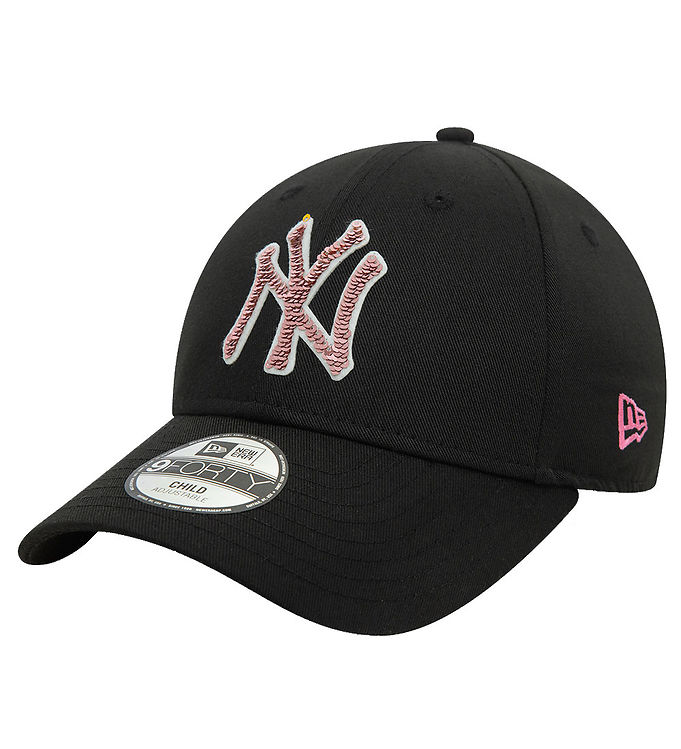 Rosa New Era Kasket 9forty New York Yankees Sort Pink Guld - New Era Caps  - 198061292936