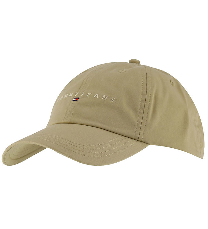 Beige Tommy Hilfiger Kasket Linear Logo Relic Tan - Tommy Hilfiger Caps  - 8720638824619