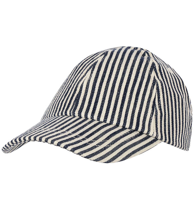 Hvid Konges Sløjd Kasket Fender Naval Stripe - Konges Sløjd Caps  - 5715681040218