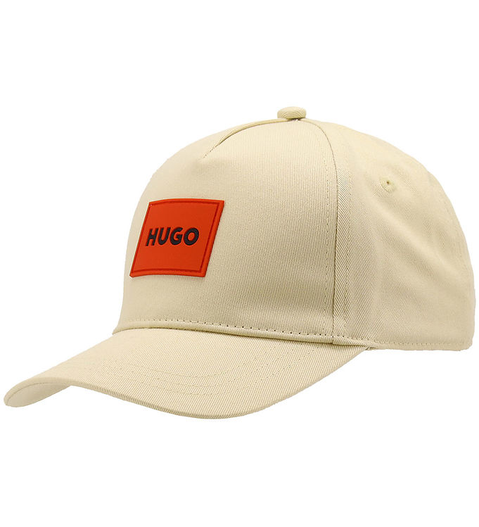 Beige Hugo Kasket Stone Rød - Hugo Caps  - 3617165475283