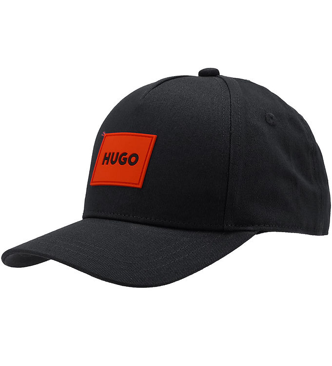 Sort Hugo Kasket Rød - Hugo Caps  - 3617165476891