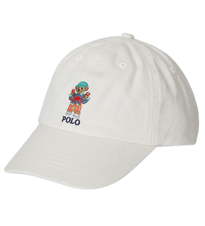 Hvid Polo Ralph Lauren Kasket Sport Bamse - Caps  - 3616852848454