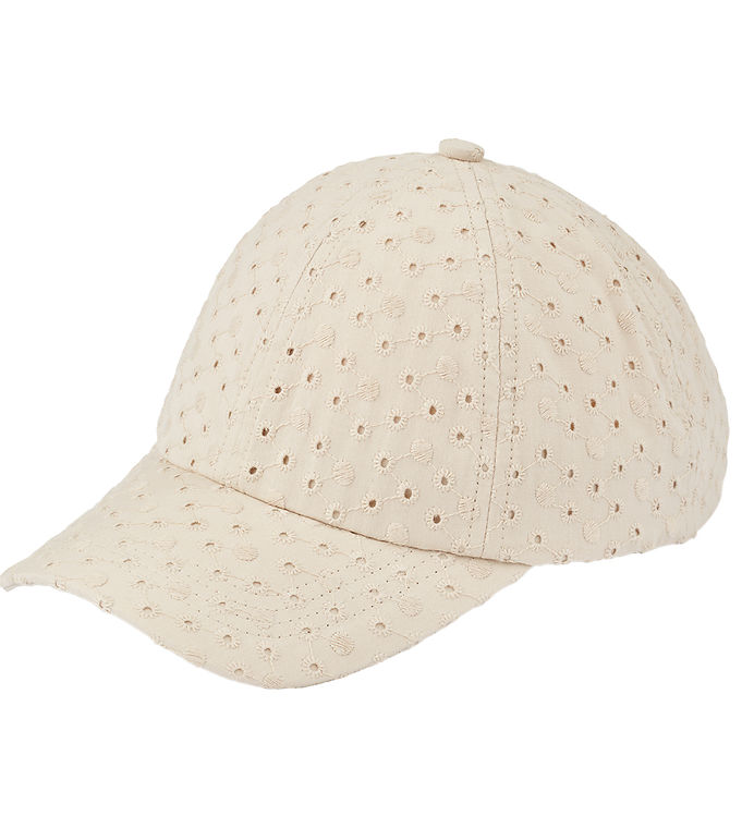 Beige Liewood Kasket Danny Sandy Broderie Anglaise - Liewood Caps  - 5715493423803