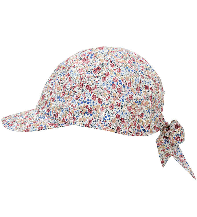 Multifarvet Huttelihut Kasket Sepia Rose Blomster - Huttelihut Caps  - 5713438271885