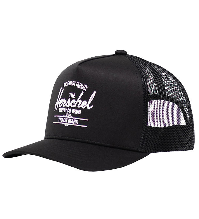 Sort Herschel Kasket Whaler Tall Black - Herschel Caps  - 828432703845