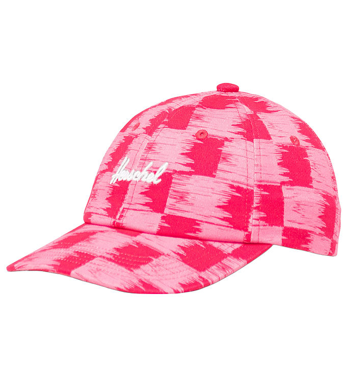 Rosa Herschel Kasket Kids Sylas Check Yourself Raspberry - Herschel Caps  - 828432704163