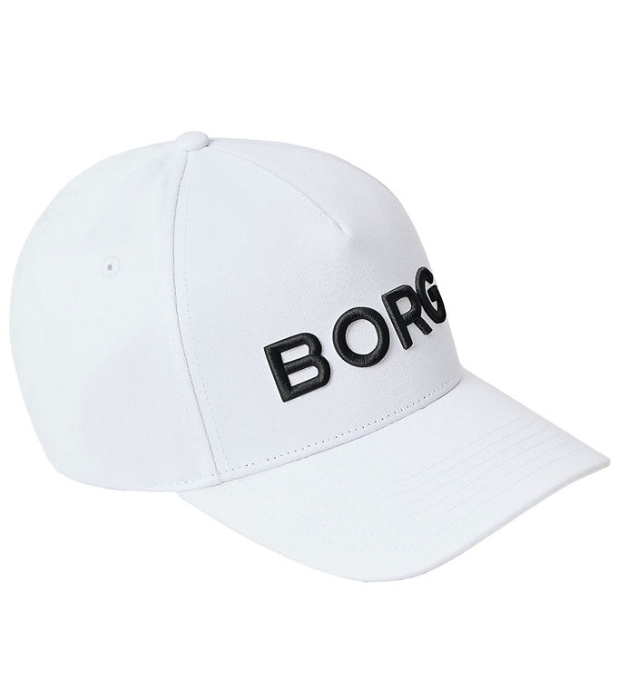 Hvid Bjrn Borg Kasket Logo Brilliant White - Björn Borg Caps  - 7321465543141