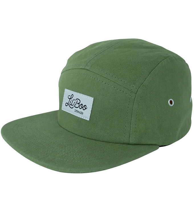 Grøn Lil Boo Copenhagen Kasket Organic Olive - Caps  - 5714519035730