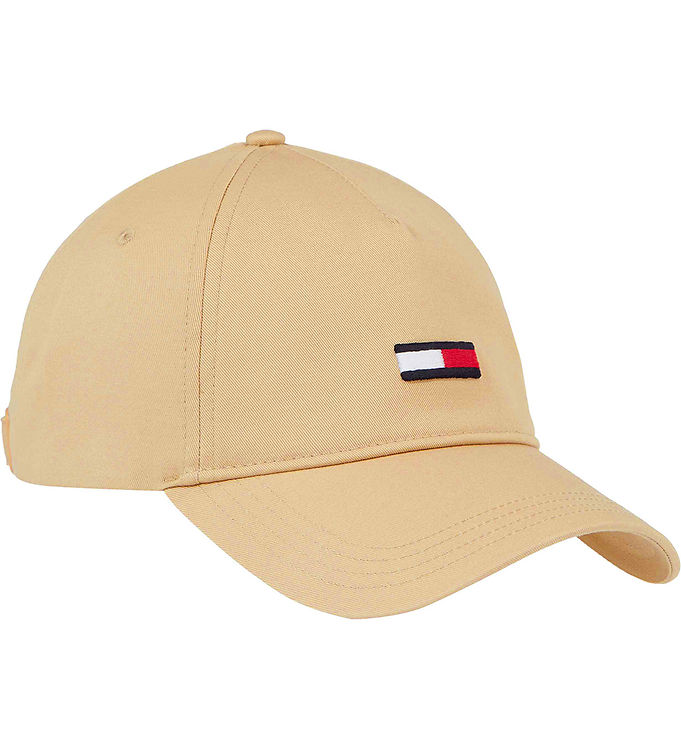 Brun Tommy Hilfiger Kasket Elongated Flag Gentle Gold - Tommy Hilfiger Caps  - 8720637099582
