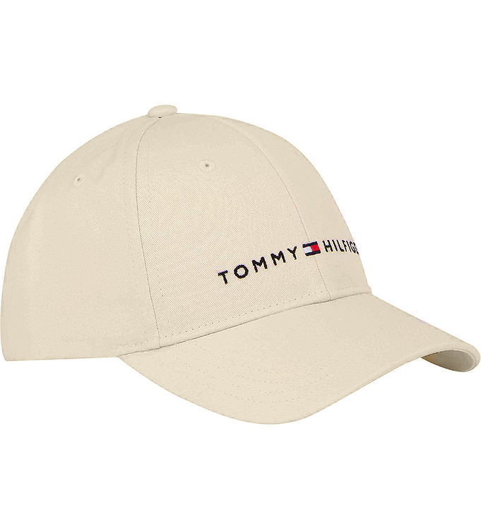 Beige Tommy Hilfiger Kasket Essential Classic - Tommy Hilfiger Caps  - 8720637104811