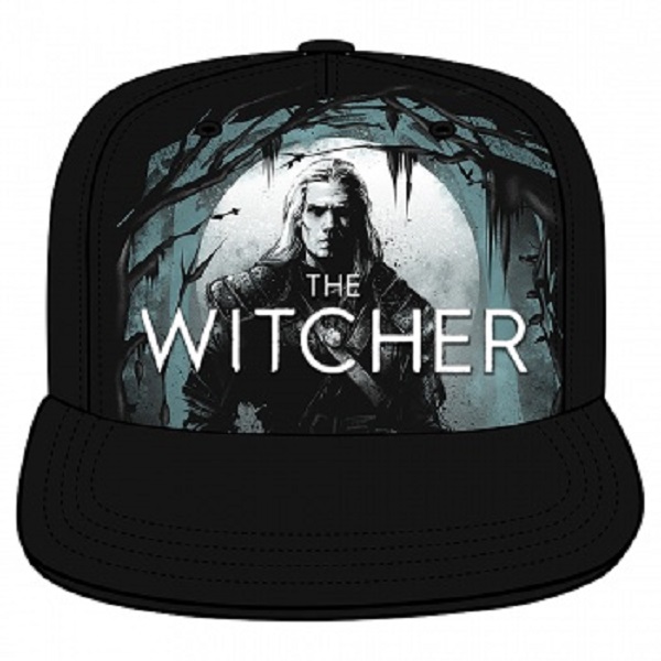 Hvid The Witcher The White Wolf Hunts Snapback Cap Kasket - !andet Caps  - 0889343150883