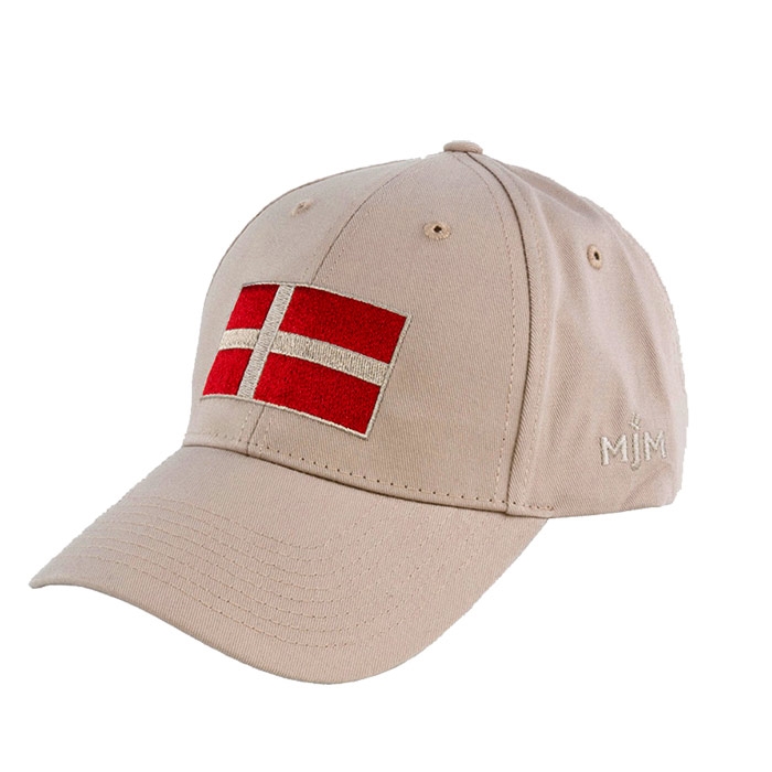 Beige Mjm Baseball Cap Danmark Baseball Cap Kasket - Mjm Caps  - 5704637937214