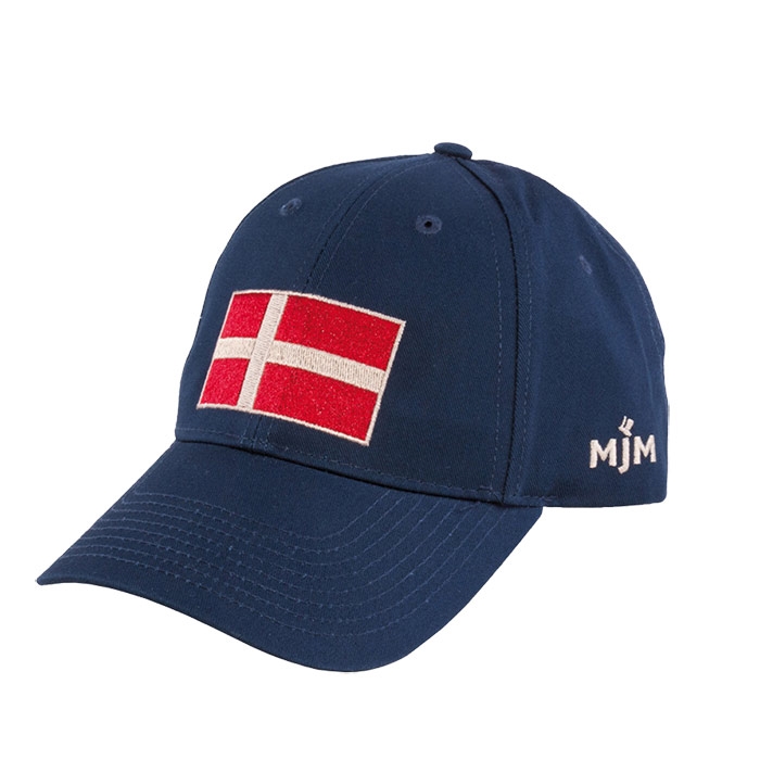 Navy Mjm Baseball Cap Danmark Mørkeblå Baseball Cap Kasket - Mjm Caps  - 5704637937115