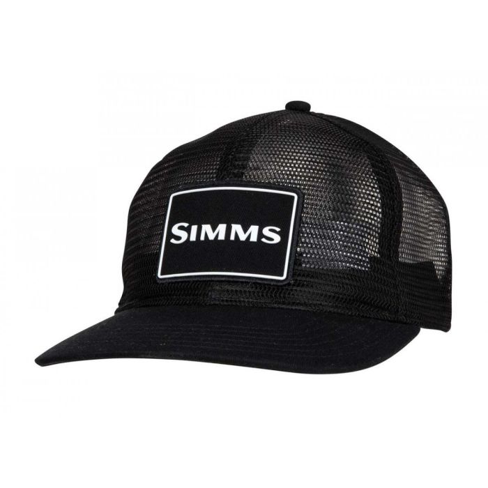Sort Simms Mesh All Over Trucker Black - Simms Caps  - 694264549605