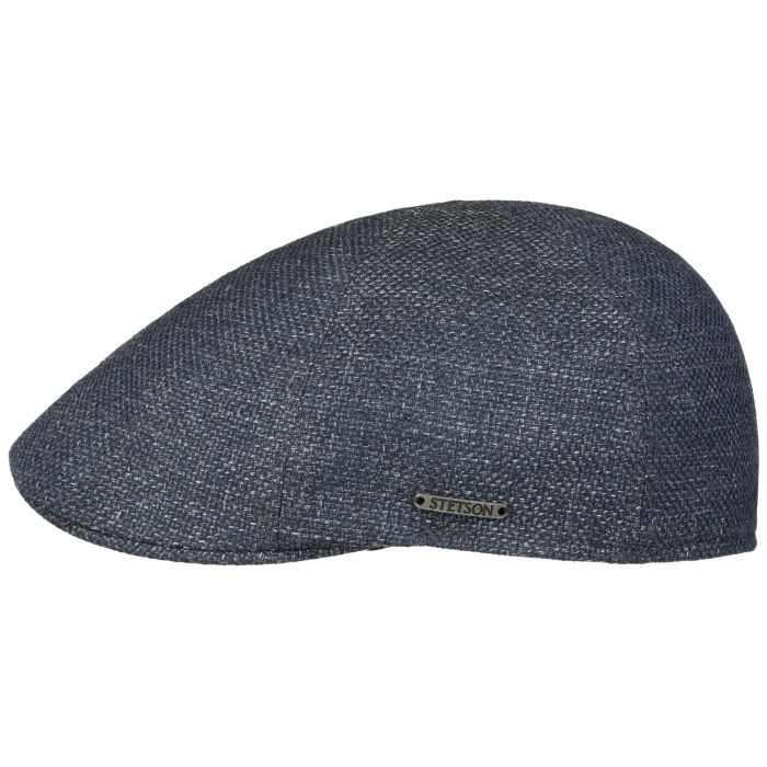 Blue Stetson Texas Virgin Wool Linen Blå Sixpence - Stetson Caps  - 4063633174056
