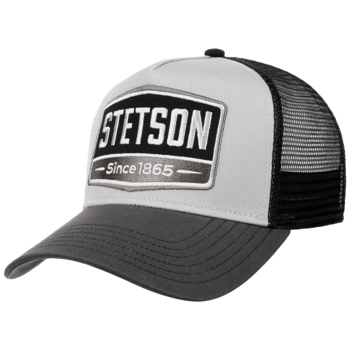Sort Stetson Trucker Cap Ampquotstetson Since 1865ampquot Baseball Cap Kasket - Stetson Caps  - 4063633229831