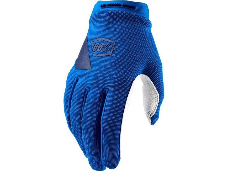 100 Ridecamp Womens Glove Blå Størrelse Håndfladelængde 181 187 - 100% Caps  - 841269138895