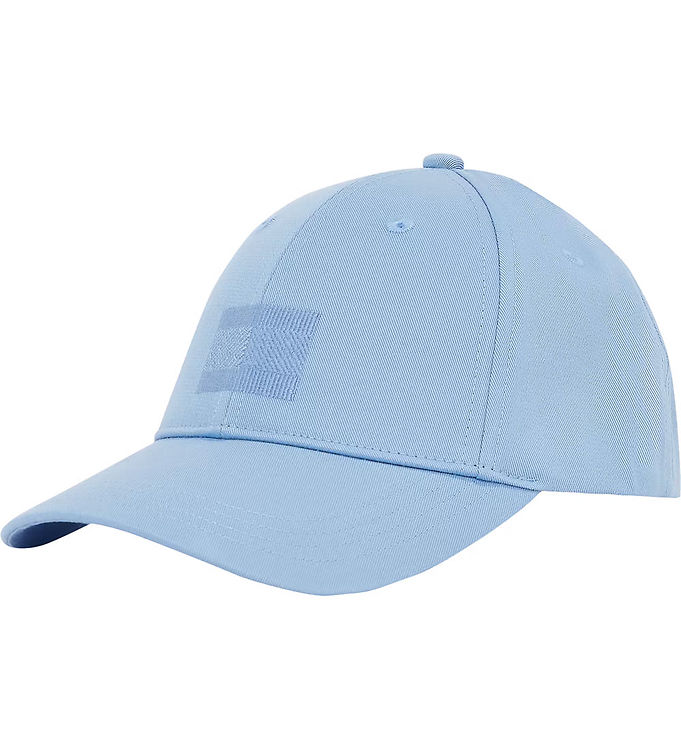 Blå Tommy Hilfiger Kasket Tonal Flag Cloudy Blue - Tommy Hilfiger Caps  - 8721185115403
