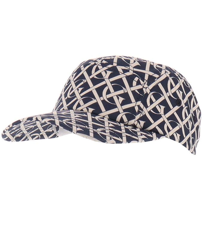 Blå Gant Kasket Monogram Evening Blue - Gant Caps  - 7325707059933