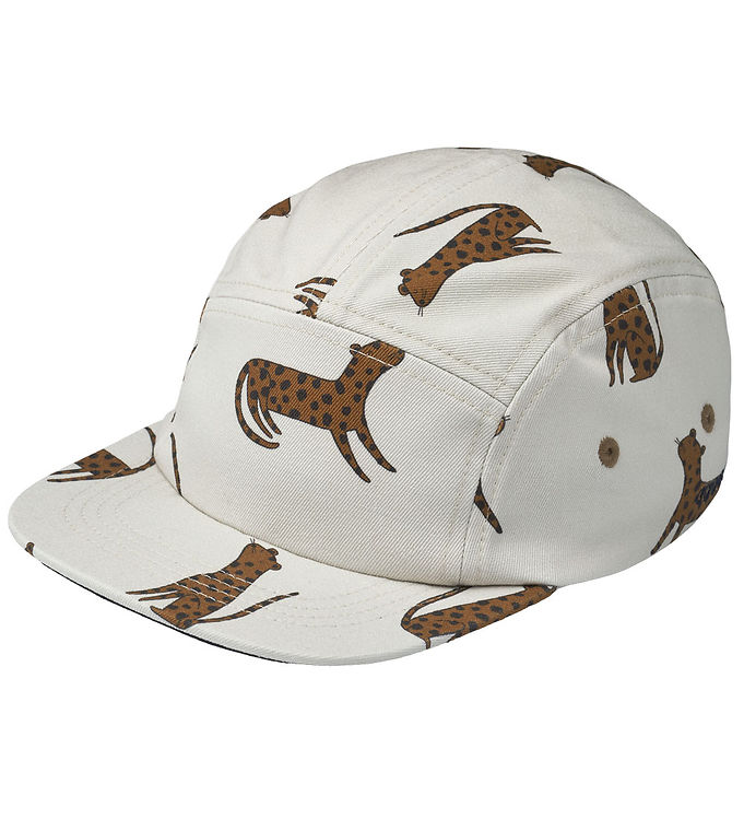 Beige Liewood Kasket Rory Leopard Sandy - Liewood Caps  - 5715335199644