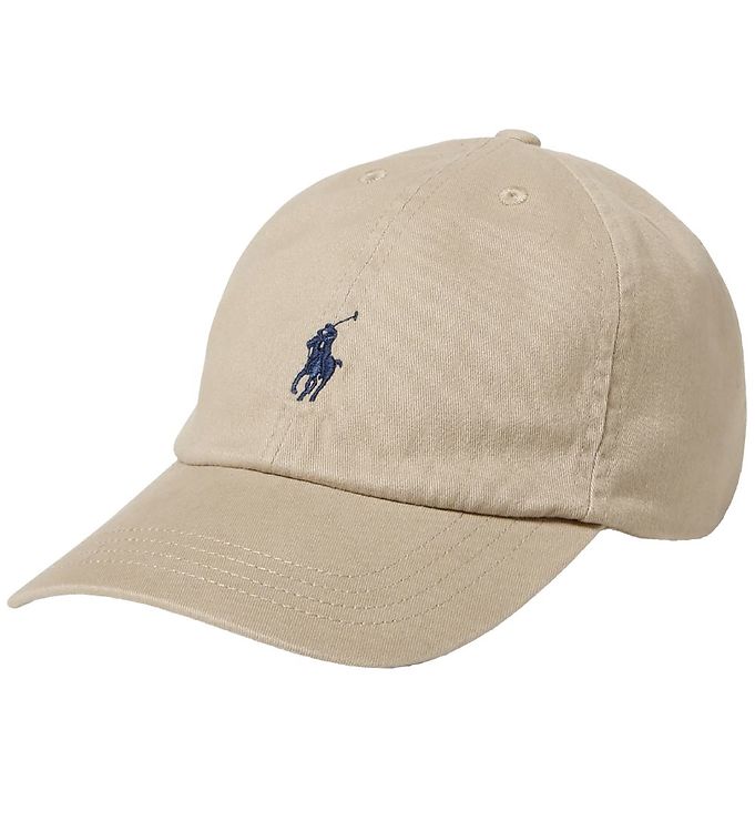 Beige Polo Ralph Lauren Kasket Khaki Logo - Caps  - 3611581072712