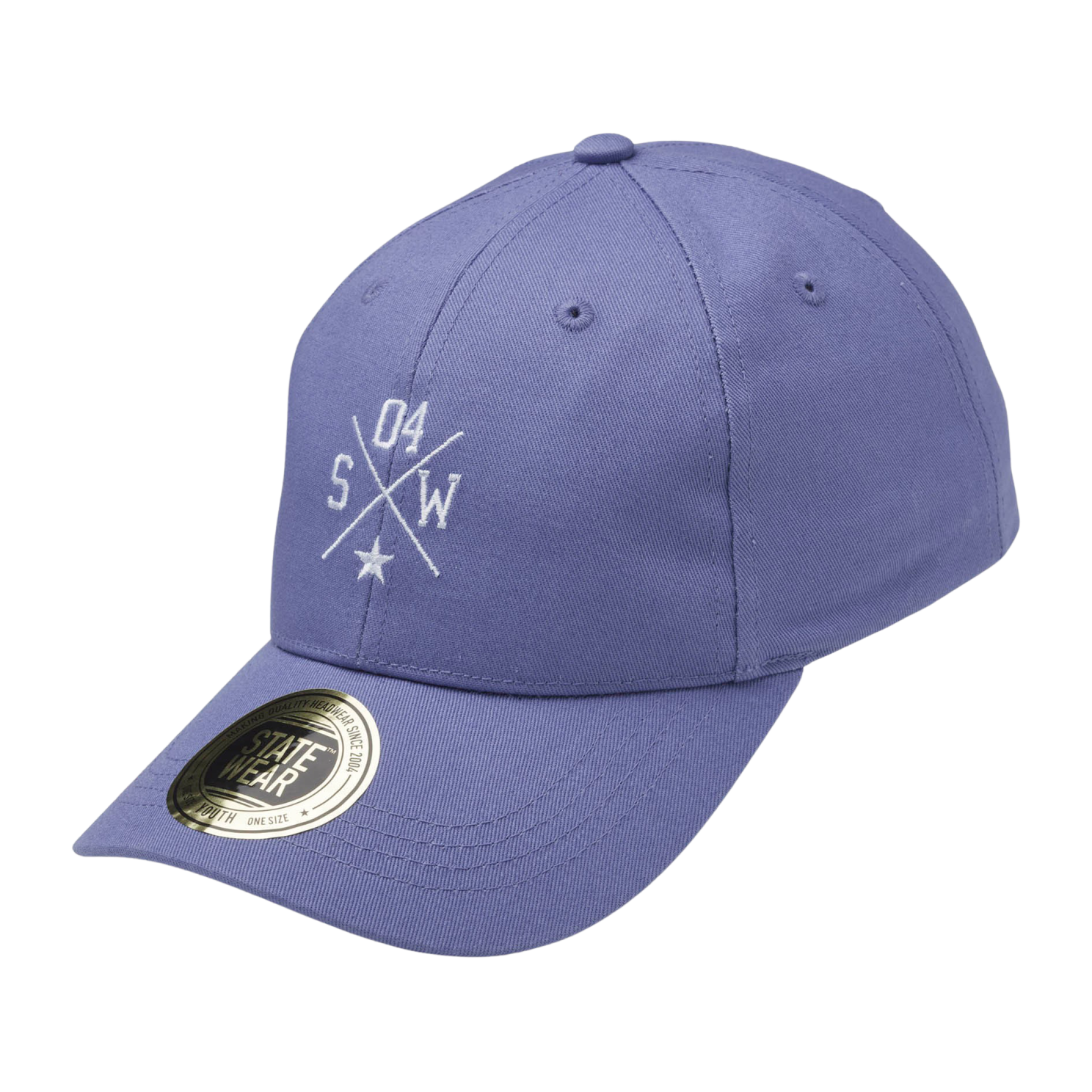 Lilla Statewear Børne Kasket Purple Onesize - Statewear Caps  - 5711176547552
