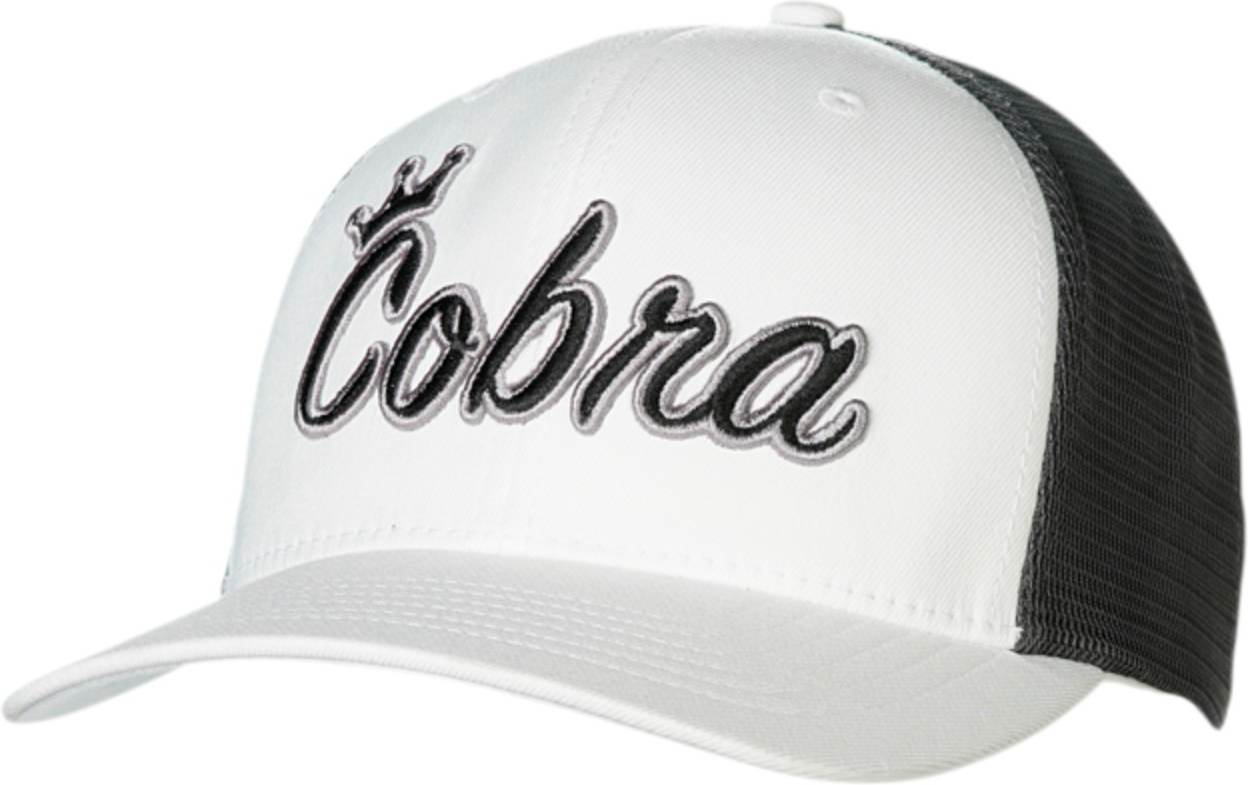 Hvid Cobra Crown Trucker 110 Herre Kasket White Str Onesize - Cobra Caps  - 4050375937100