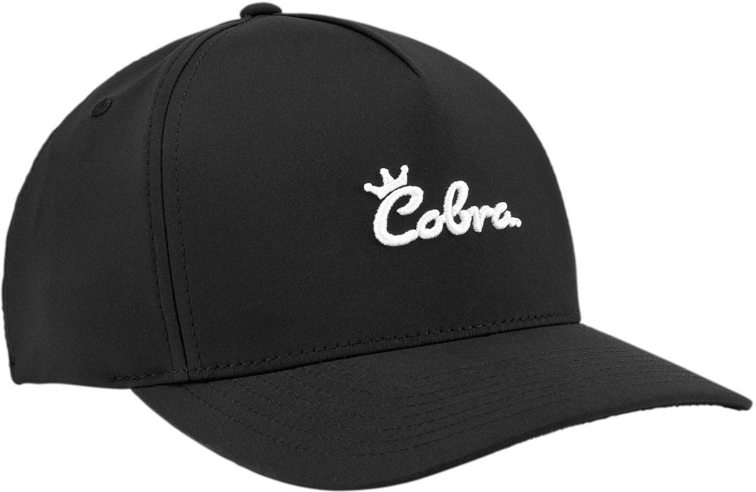 Sort Cobra Crown 2024 Herre Kasket Puma Black White Glow Str Onesize - Cobra Caps  - 4055264600929