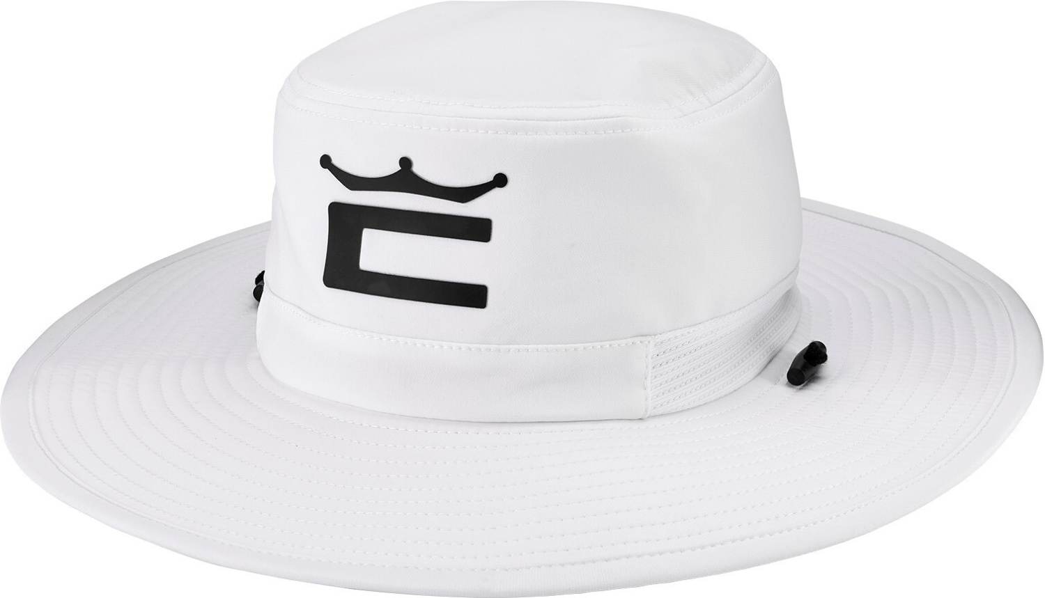 Sort Cobra Tour Crown Aussie Bucket Herre Kasket White Black Str Onesize - Cobra Caps  - 4050375995841
