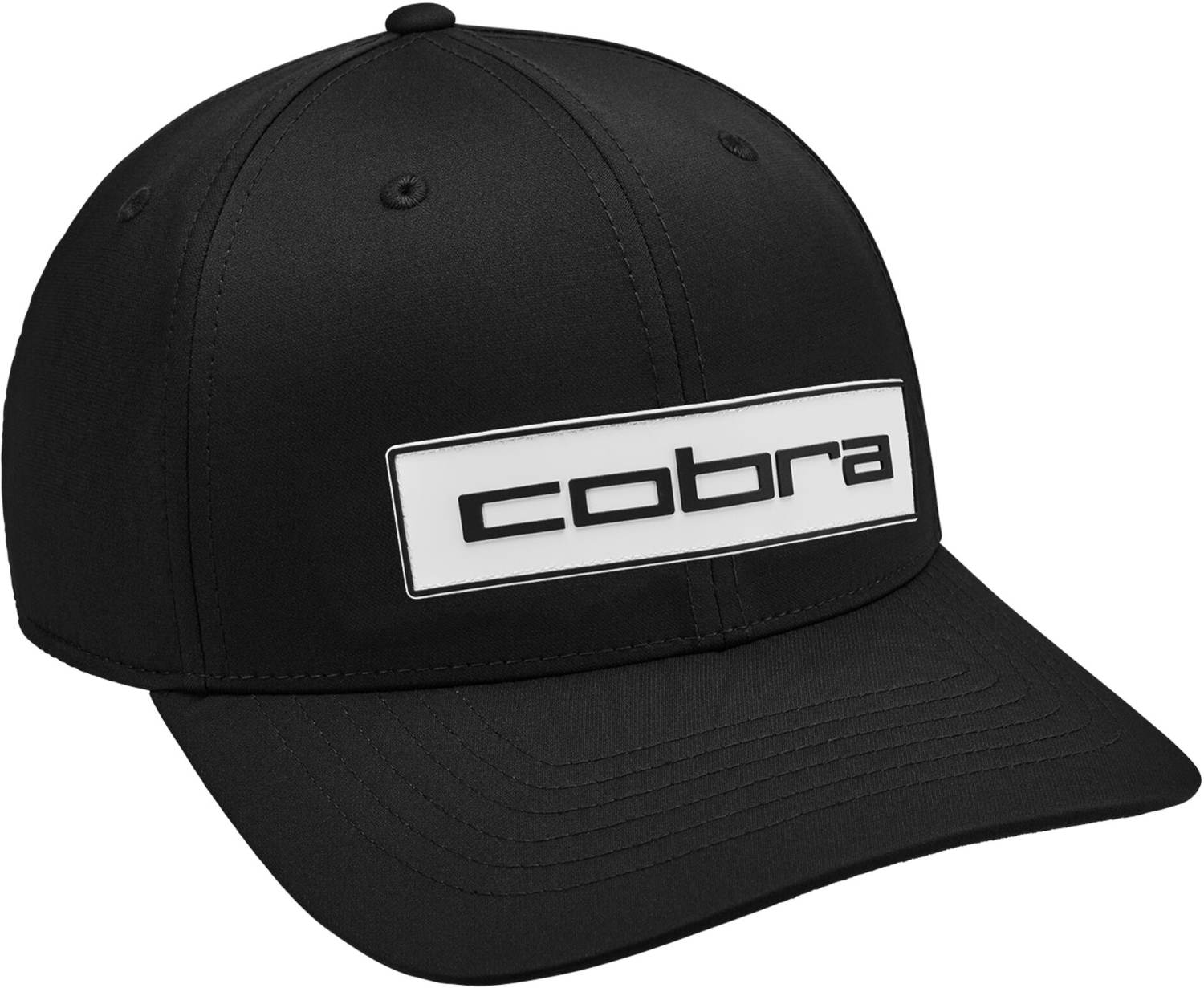 Sort Cobra Tour Tech 2024 Herre Kasket Black White Str Onesize - Cobra Caps  - 4055264616685