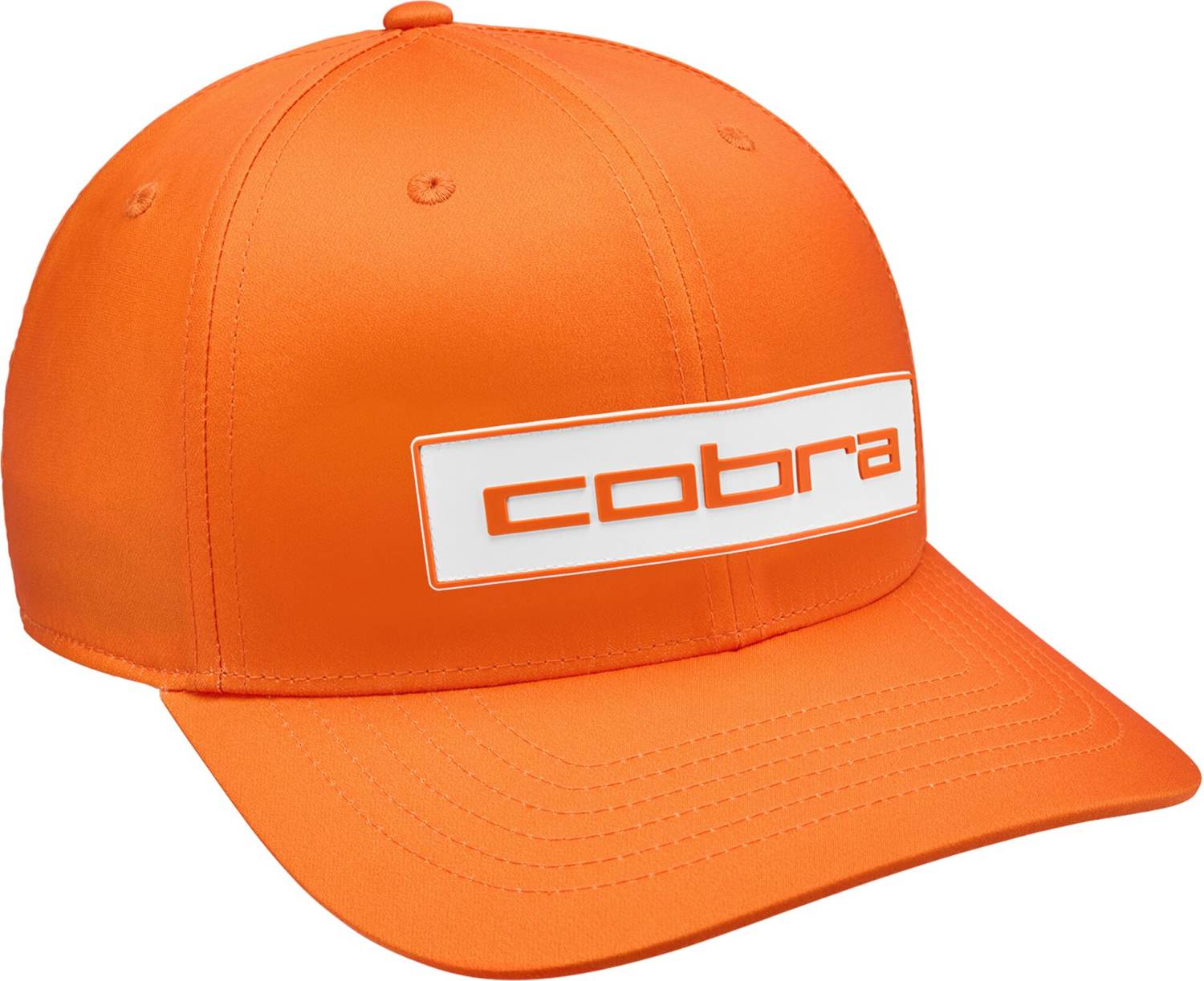 Hvid Cobra Tour Tech 2024 Herre Kasket Orange White Str Onesize - Cobra Caps  - 4055264616692