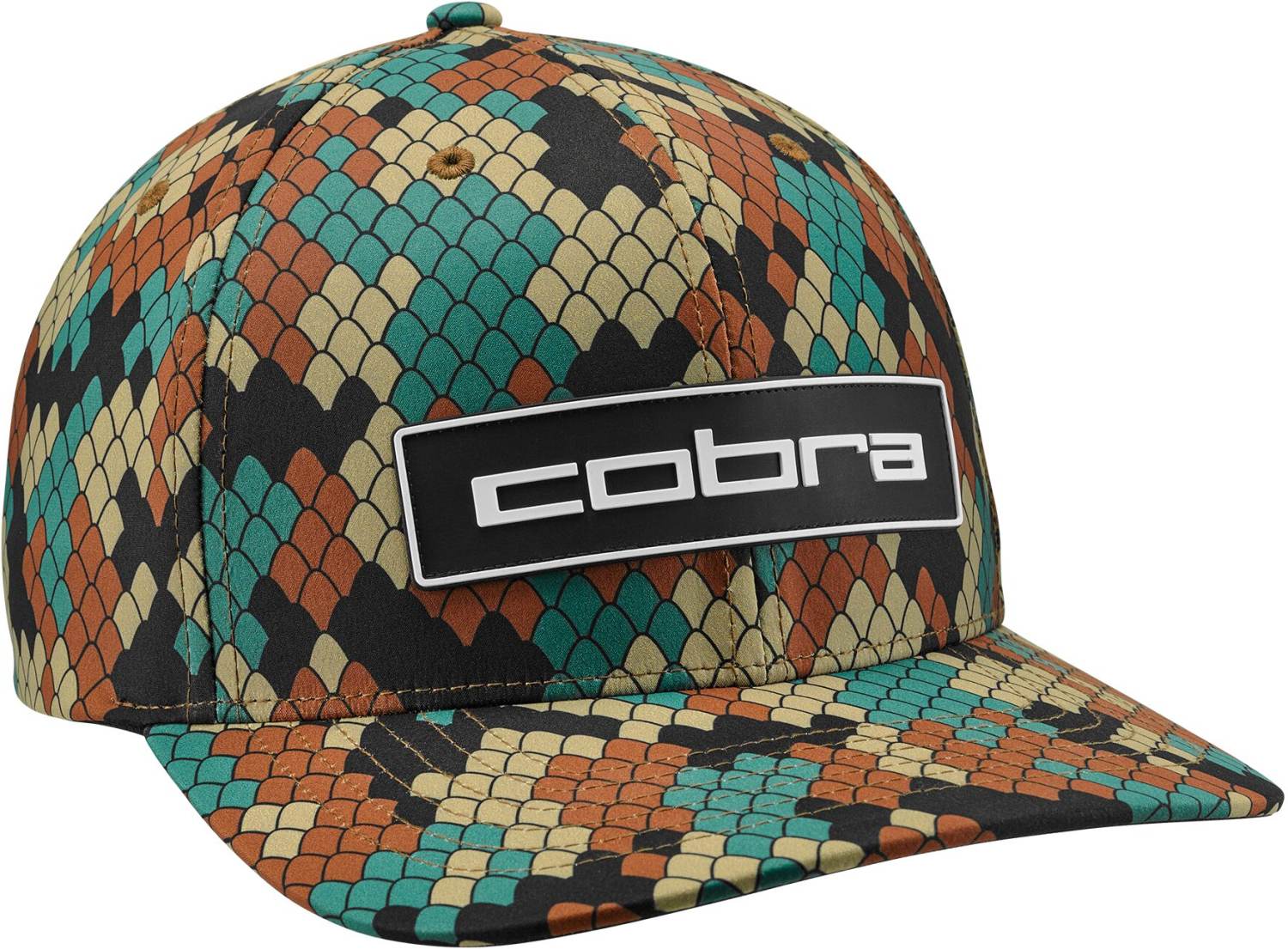 Snakeskin Camo Cobra Tour Tech 2024 Herre Kasket Str Onesize - Cobra Caps  - 4055264621672
