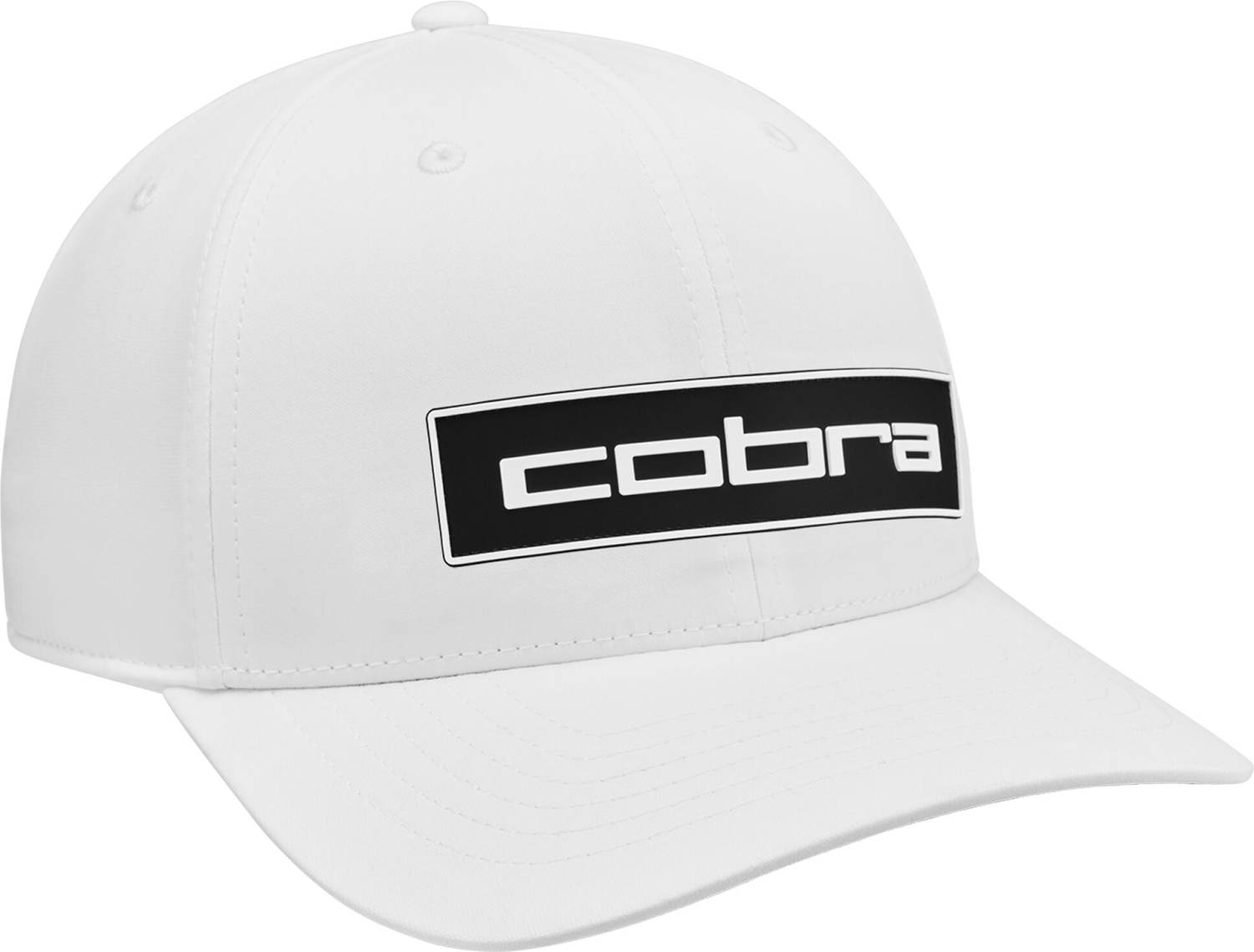 Sort Cobra Tour Tech 2024 Herre Kasket White Black Str Onesize - Cobra Caps  - 4055264616654