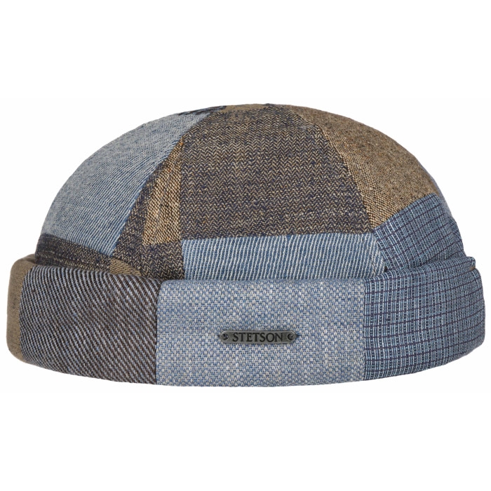 Brown Stetson Docker Multi Farvet Brun 2xl Sixpence - Stetson Caps  - 4063633231049