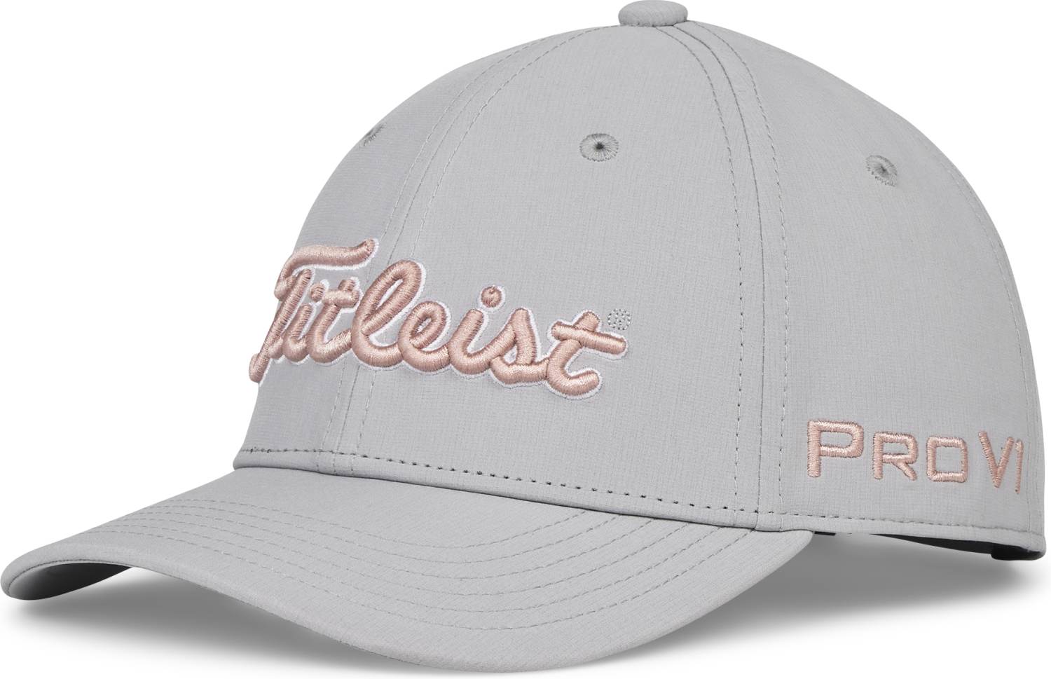 Pink Titleist Tour Performance Junior Kasket Grey Str Justerbar - Titleist Caps