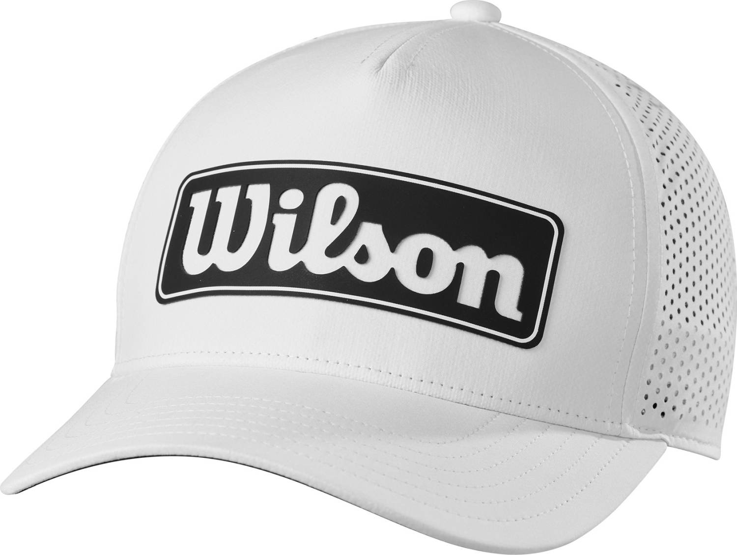 Hvid Wilson Performance Kasket White Str Onesize - Wilson Caps  - 0097512918473