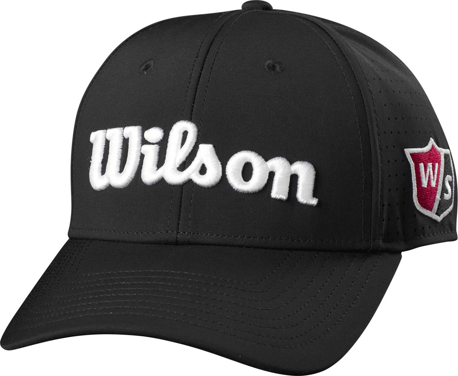 Sort Wilson Staff Performance Mesh Herre Kasket Black Str Onesize - Wilson Staff Caps  - 0097512651790