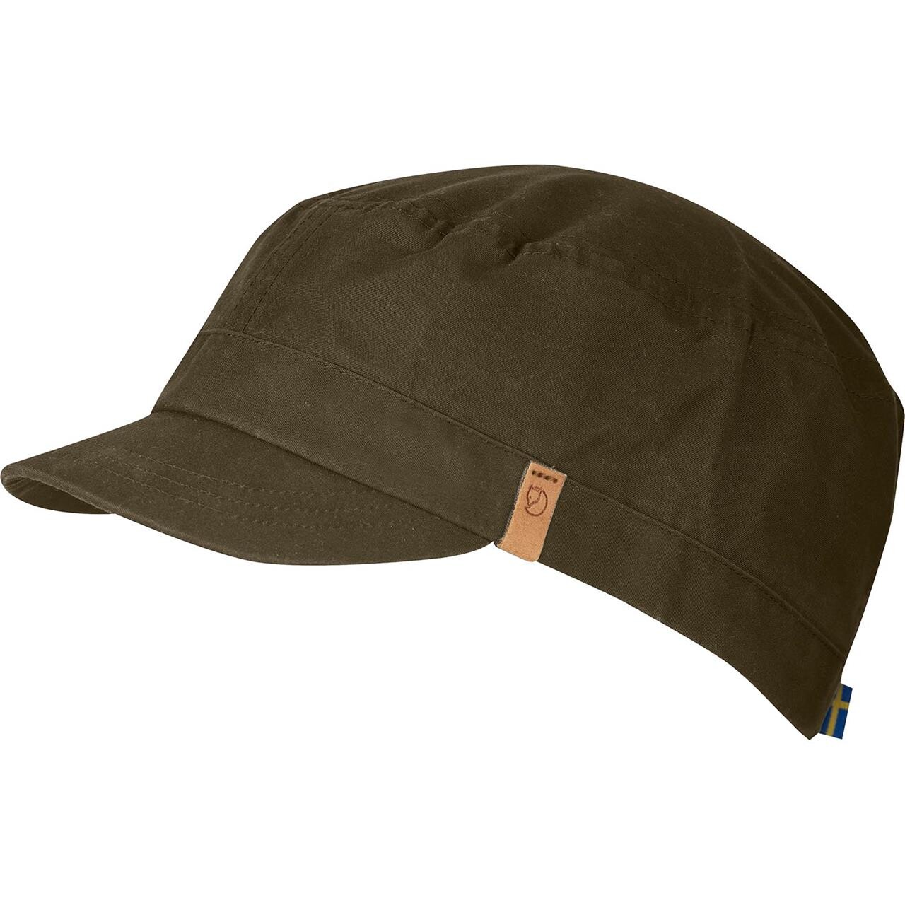 Grøn Fjallraven Singi Trekking Cap Dark Olive 633 Large - Fjällräven Caps  - 7323450112929