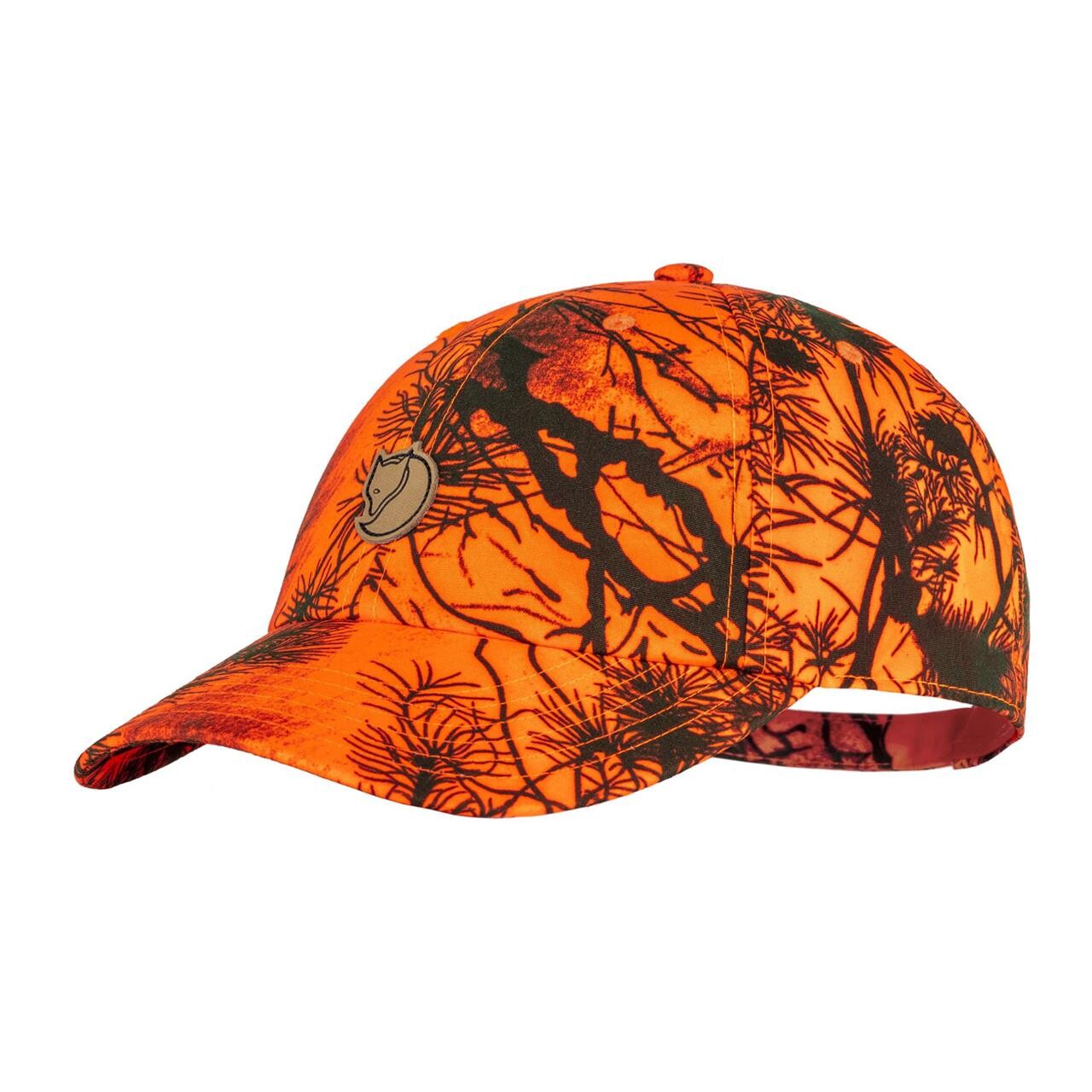 Orange (ORANGE Fjallraven Mens Lappland Camo Cap Orange Orange Camo 211 Large Large - Fjällräven Caps  - 7323450724665