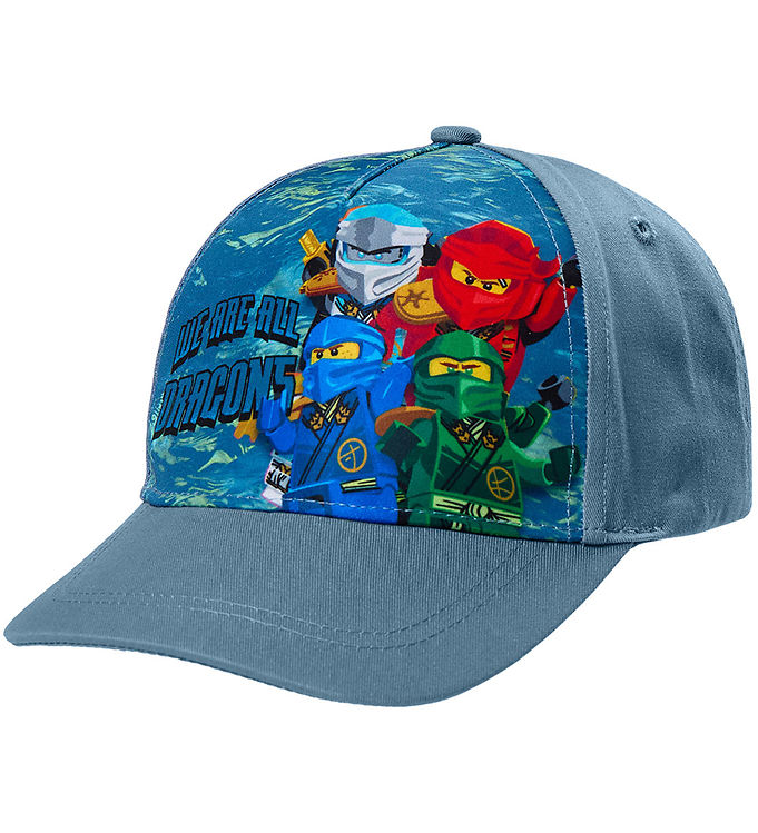 Blå Lego Wear Ninjago Kasket Lwagan Dusty Blue - LegoÂ® Wear Caps  - 5700068423760