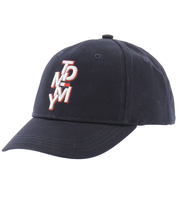 Blå Tommy Hilfiger Kasket Tommy Logo Cap Navy - Tommy Hilfiger Caps  - 8720642662207