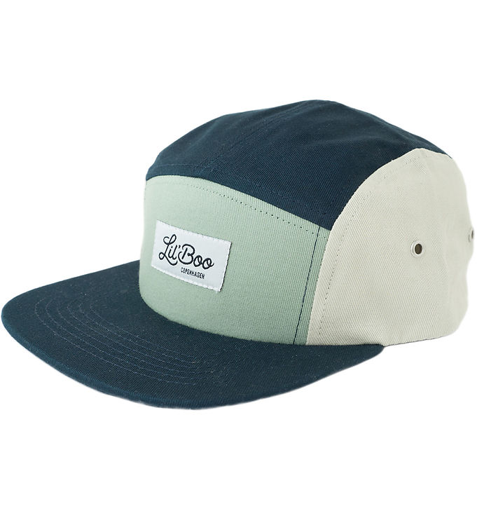 Grøn Lil Boo Copenhagen Kasket Block Stone Stone Green Sand - Caps  - 5714519019723