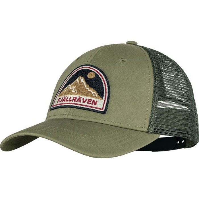 Grøn Fjallraven Badge Låndtradarkeps Green Baseball Cap Kasket - Fjällräven Caps  - 7323450749248