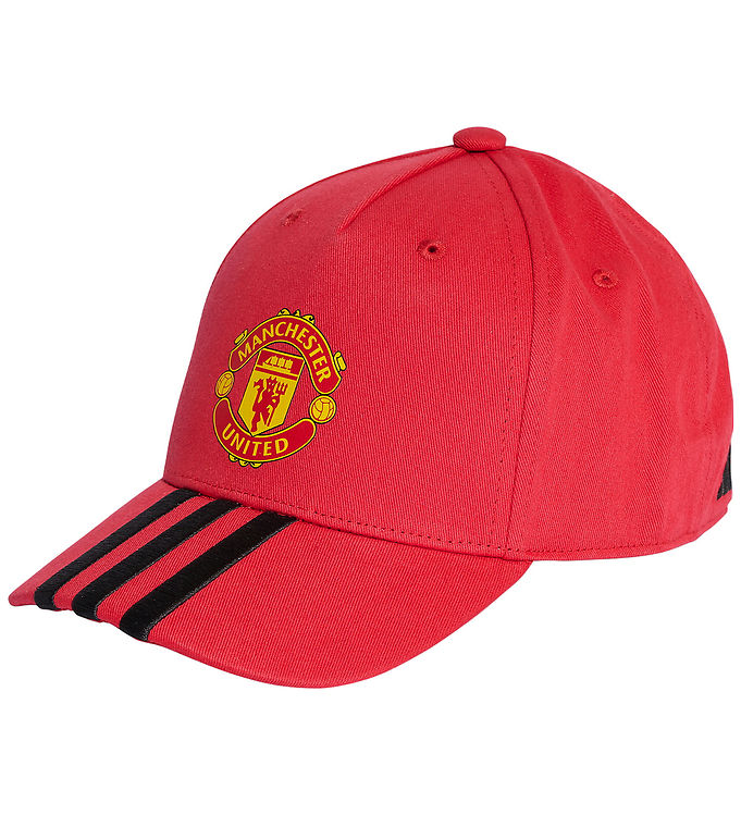 Sort Adidas Performance Kasket Mufc Kids Cap Mufred Black - Caps  - 4068811572266